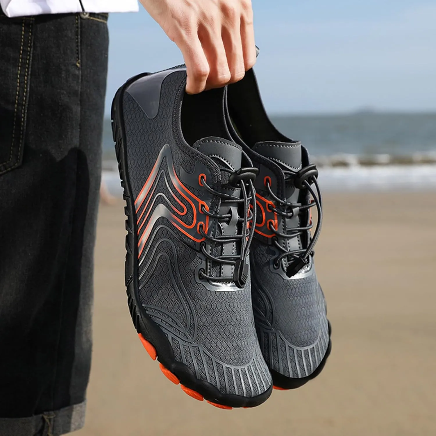 Men's Slip on Walking Shoes Comfort Memory Foam Breathable Mesh Fashion Sneakers Non Slip Arch Support Cushioning Training Gym Shoes Wide Width