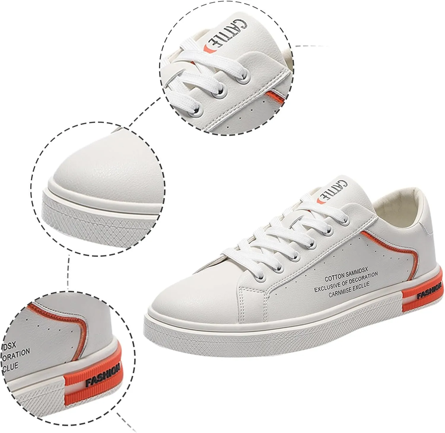 Men's Slip on Walking Shoes PU Leather Casual Dressy Memory Foam Breathable Mesh Fashion Sneakers Non Slip Arch Support Cushioning Athletic Running Shoes
