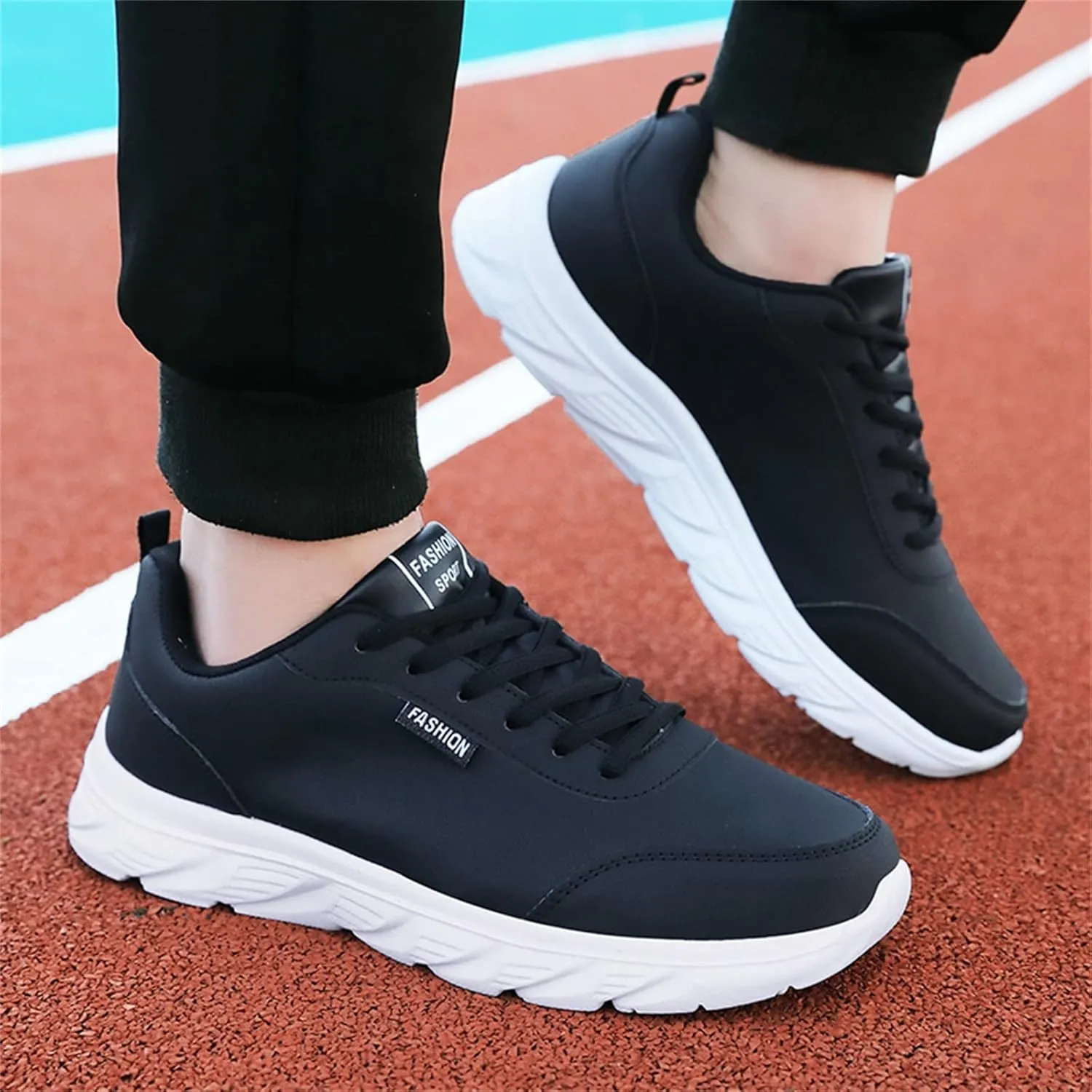 Men's Stylish Lightweight Sneakers Breathable and Light Outdoor Comfy Walking Shoe Elastic Fly Woven Mesh Shoes