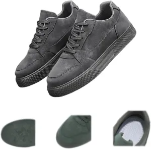 Men's Thick-Soled Sneakers Lightweight Casual Sneakers Comfortable Walking Sneakers Lace-up Thick-Soled Daily Walking Shoes