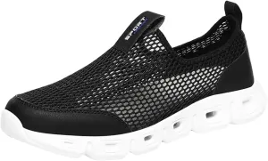 Men's Walking Running Tennis Cushioning Shoes Active Float Non Slip Athletic Gym Workout Jogging Comfortable Sneakers Urtra Lightweight Breathable Shoes for Men Summer Beach Walking