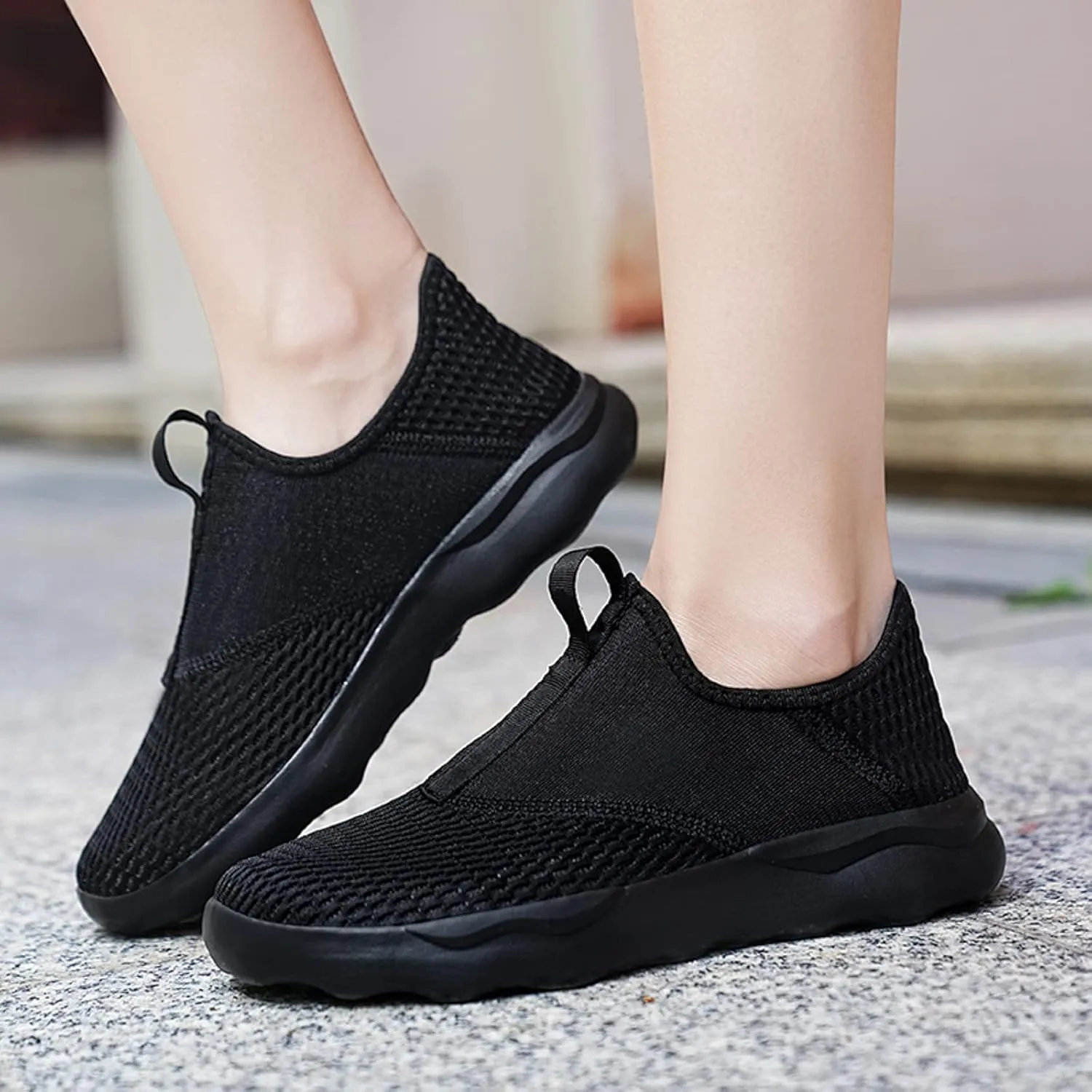 Mens Walking Shoes Mens Slip on Shoes Sneaker for Men Tennis Shoe for Men Mesh Breathable Sneaker