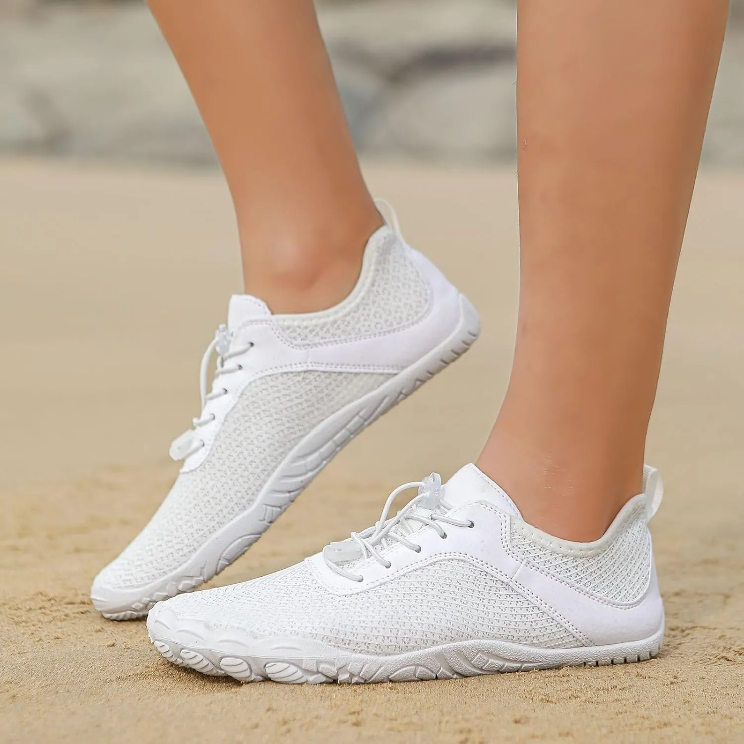 Mens Womens Barefoot Shoes Wide Toe Box Water Shoes Beach Swim Shoes Quick-Dry Aqua Socks Pool Shoes Breathable & Non-Slip Athletic Footwear for Hiking Walking
