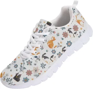 Modysero Lightweight Shoes for Womens Walking Shoes Fall Winter Outdoor Daily Tennis Sneakers for Ladies