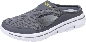 Non-Slip Walking Shoes for Mens&Womens Comfort Breathable Support Sports Sandals Slip On Orthopedic Diabetic Mules Breathable Slippers Closed Toe Slides