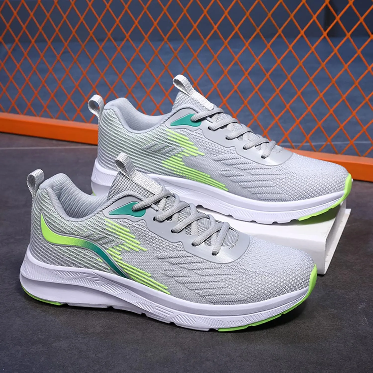 Non Slip Work Sport Shoes for Men Lightweight Breathable Walking Shoe Gym Tennis Men's Comfortable Canvas Shoes