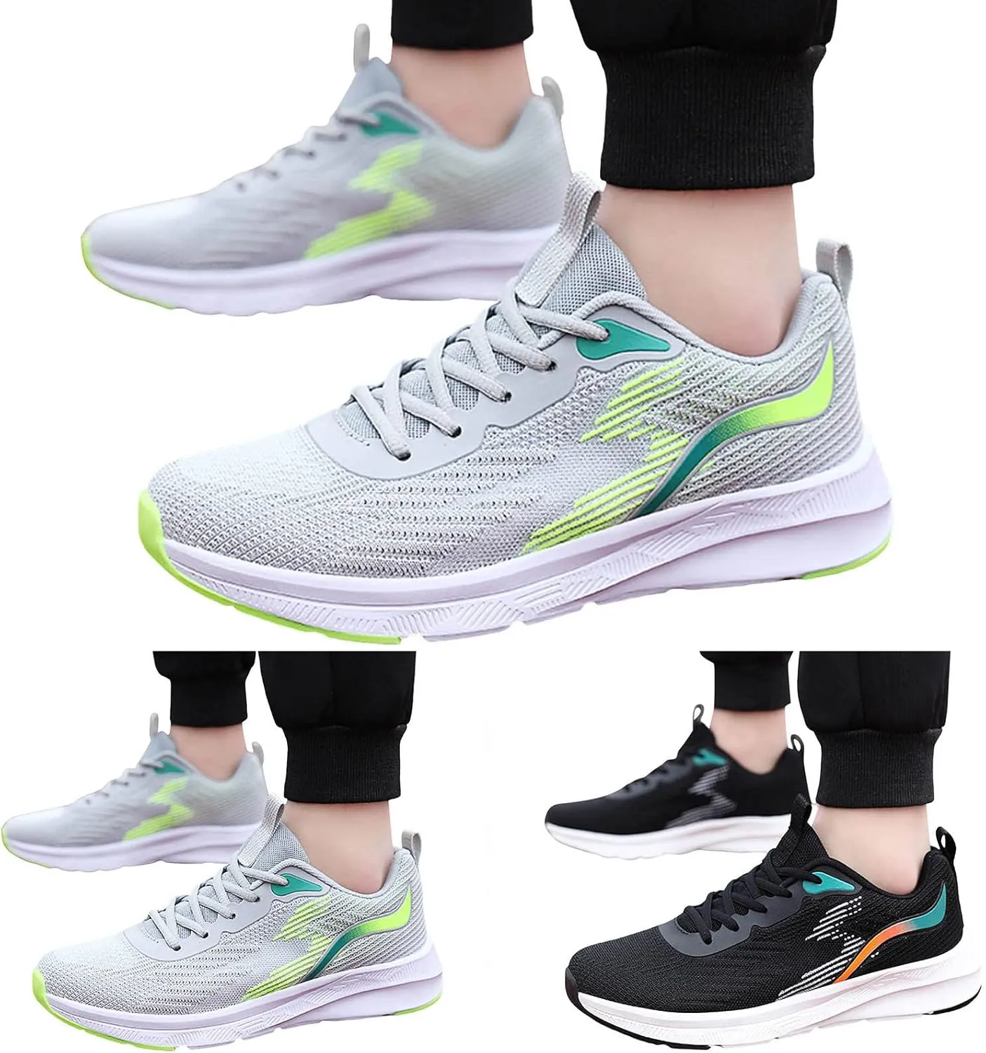 Non Slip Work Sport Shoes for Men Lightweight Breathable Walking Shoe Gym Tennis Men's Comfortable Canvas Shoes