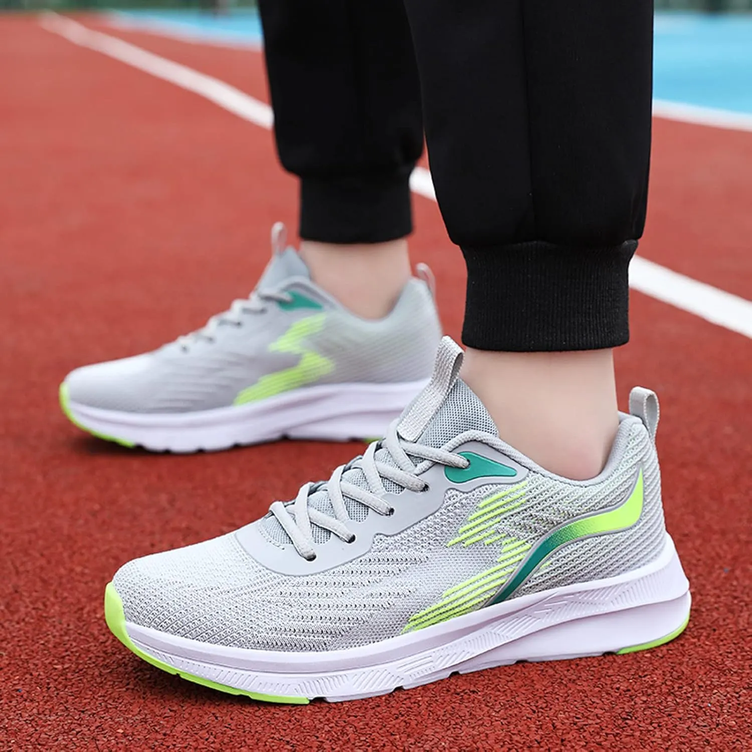 Non Slip Work Sport Shoes for Men Lightweight Breathable Walking Shoe Gym Tennis Men's Comfortable Canvas Shoes