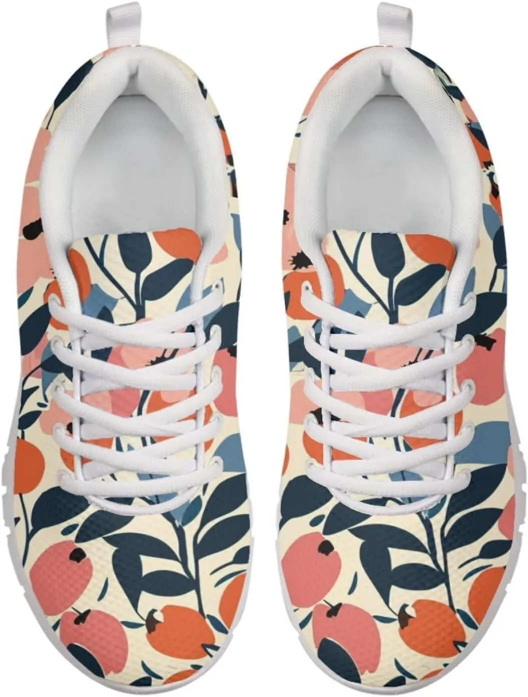 Novelty Walking Shoe Plus Size Lace Up Shoes for Women Daily Lightweight Outdoor Sneaker Soft Womens Tennis Sneakers