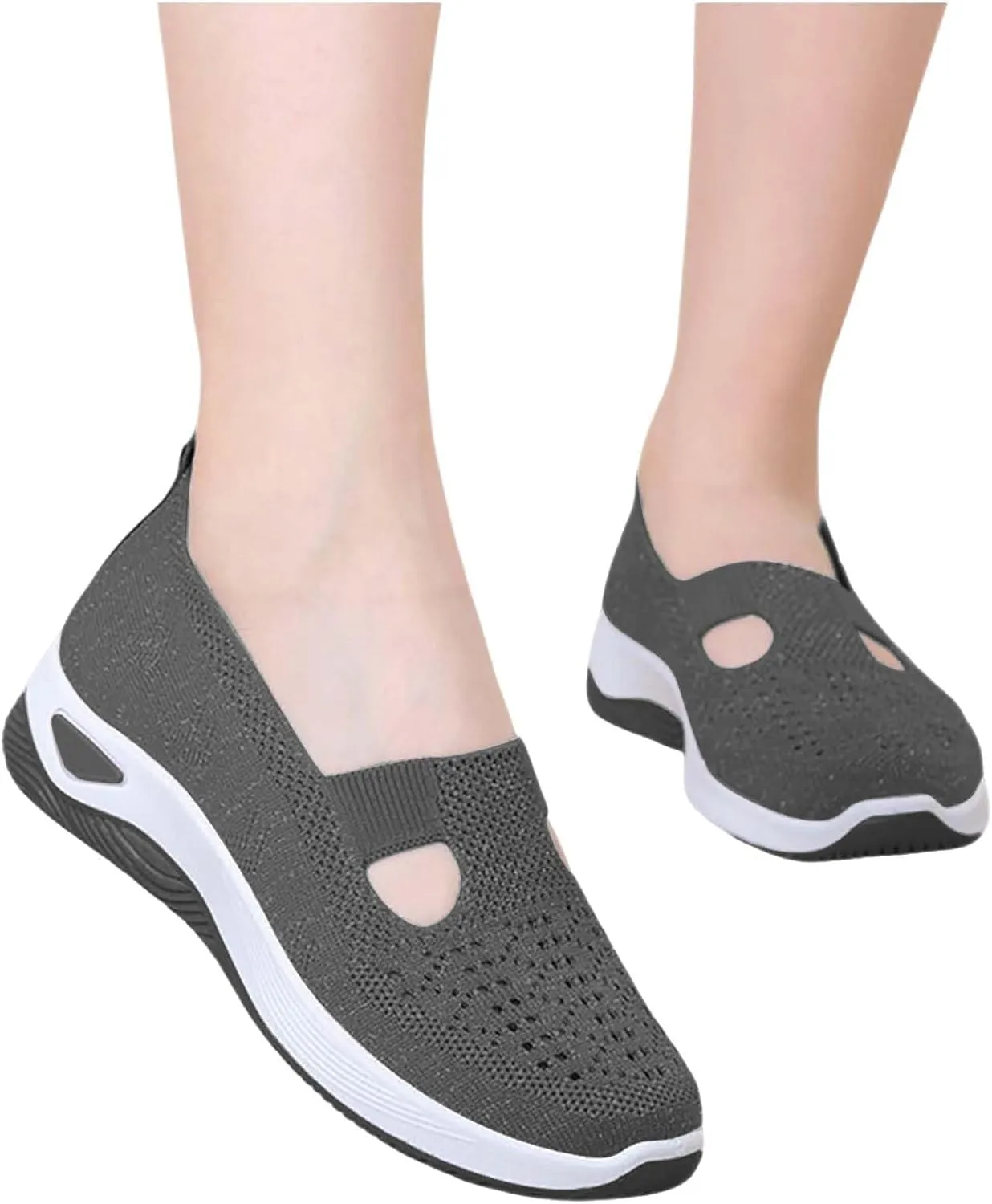Orthopedic Shoes for Women 2024 New Women's Woven Mens Running Shoes Boots Casual Slip On Shoes Walking Sneakers Platform Tennis Shoe Loafers Casual Slip On