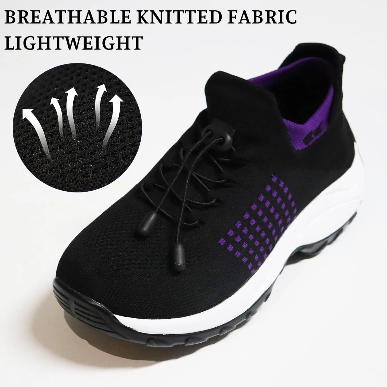 Orthopedic Sneakers for Women Comfortable Orthopedic Walking Shoes Breathable Non Slip Casual Athletic Stretch Cushion Shoes