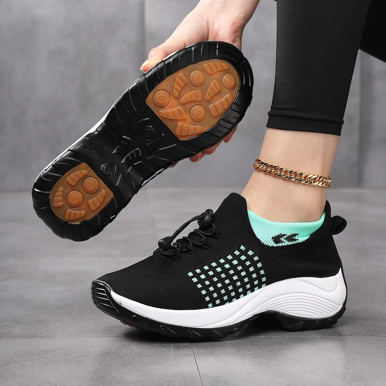 Orthopedic Sneakers for Women Comfortable Orthopedic Walking Shoes Breathable Non Slip Casual Athletic Stretch Cushion Shoes