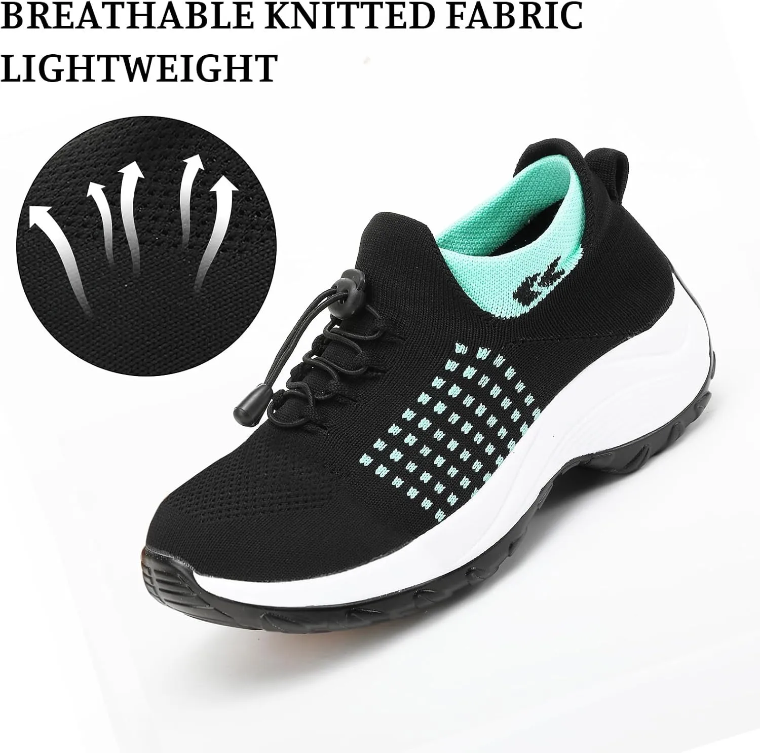 Orthopedic Sneakers for Women Comfortable Orthopedic Walking Shoes Breathable Non Slip Casual Athletic Stretch Cushion Shoes