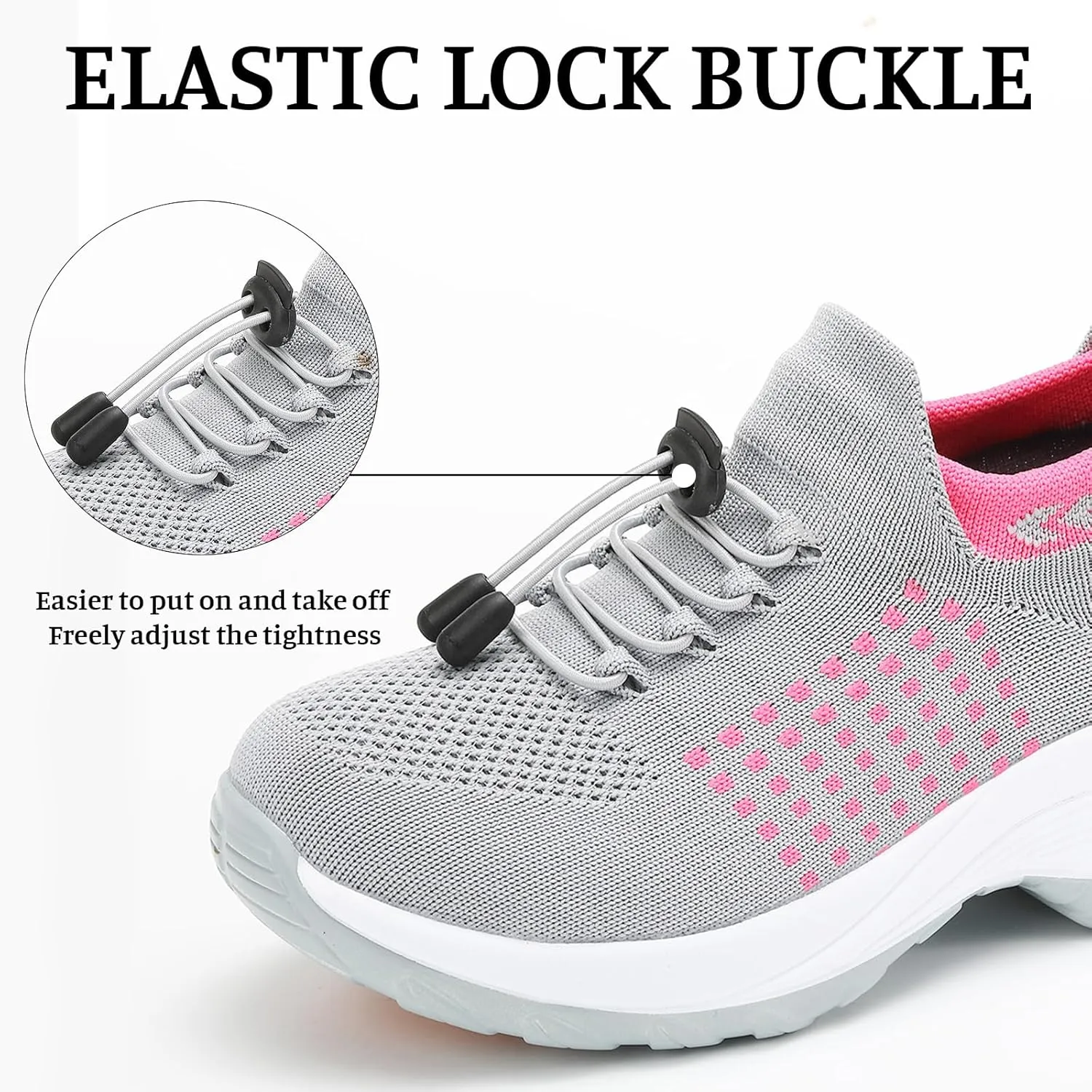 Orthopedic Sneakers for Women Comfortable Orthopedic Walking Shoes Breathable Non Slip Casual Athletic Stretch Cushion Shoes