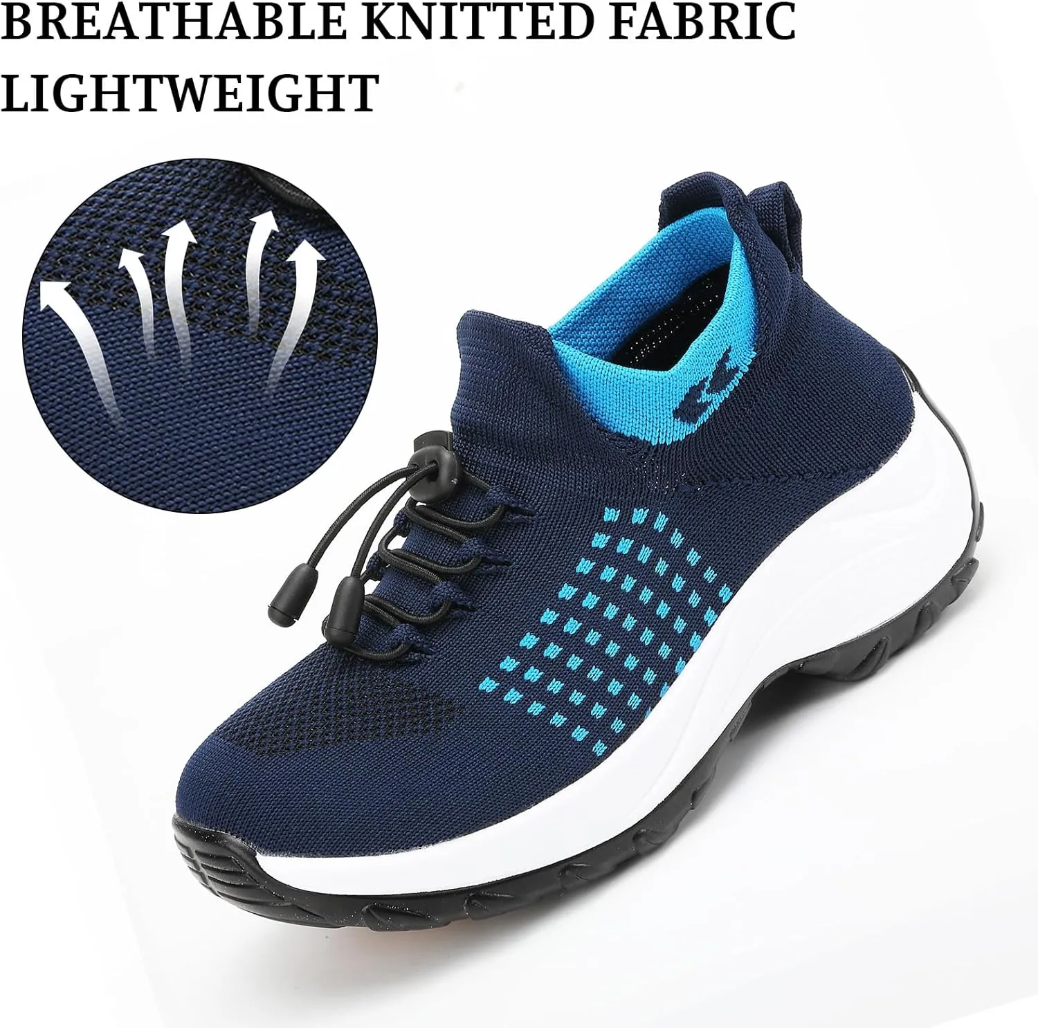 Orthopedic Sneakers for Women Comfortable Orthopedic Walking Shoes Breathable Non Slip Casual Athletic Stretch Cushion Shoes