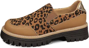 Platform Loafers for Women Comfort Slip-Ons Loafer Business Work Shoes Chunky Penny Loafers Moccasins Comfy Shoes