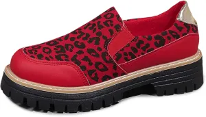 Platform Loafers for Women Comfort Slip-Ons Loafer Business Work Shoes Chunky Penny Loafers Moccasins Comfy Shoes