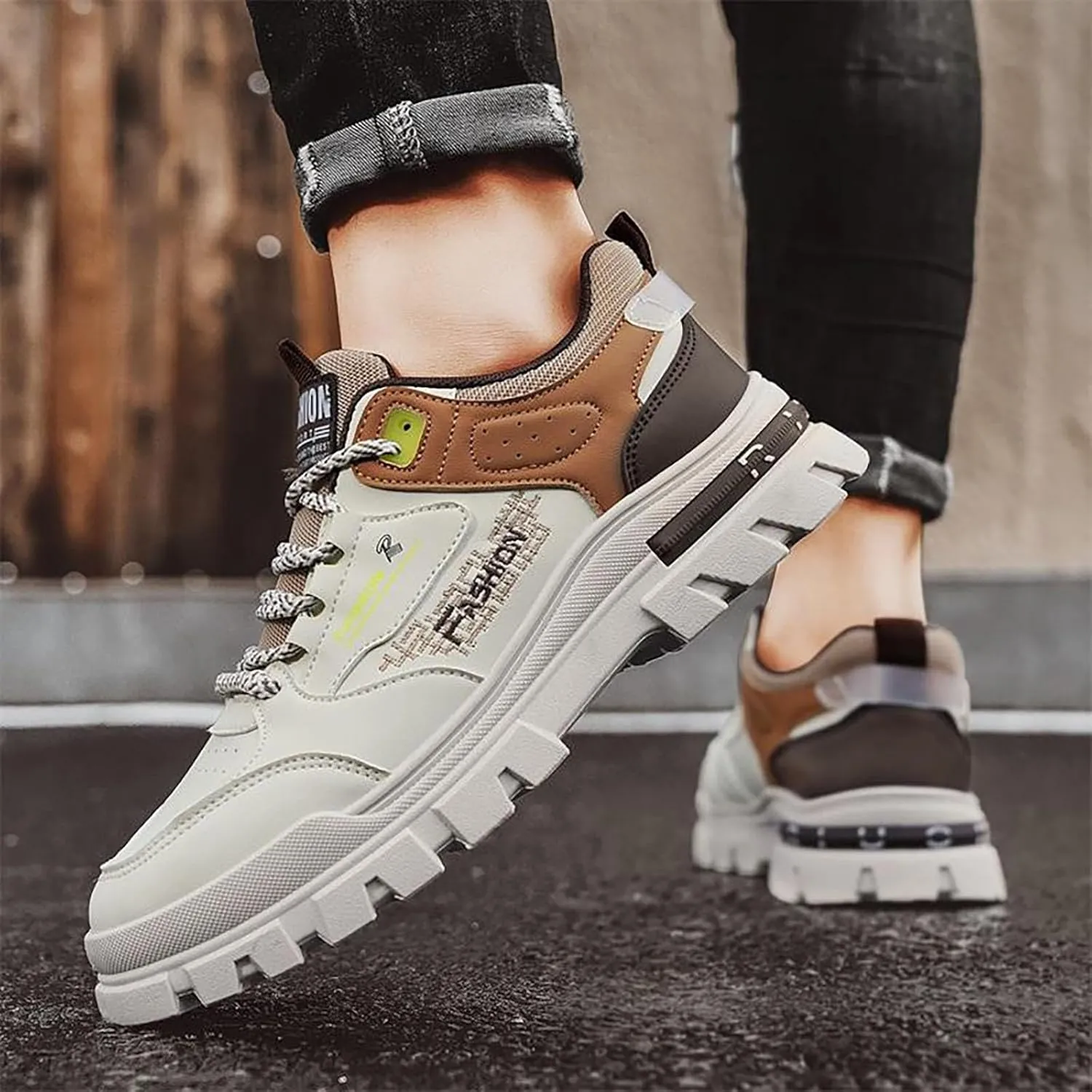 Platform Sneakers for Women Basketball Shoes Women's White Fashion Sneakers Slip on Non Slip Low Top Casual Loafers for Men White Sneakers Men