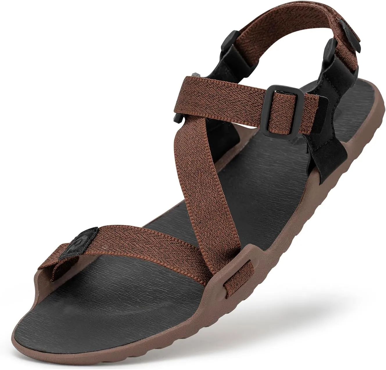 Pulltop Men's Wide Barefoot Sandals - Minimalist | Zero Drop | Ultralight Trail Running Hiking Sandals Adjustable