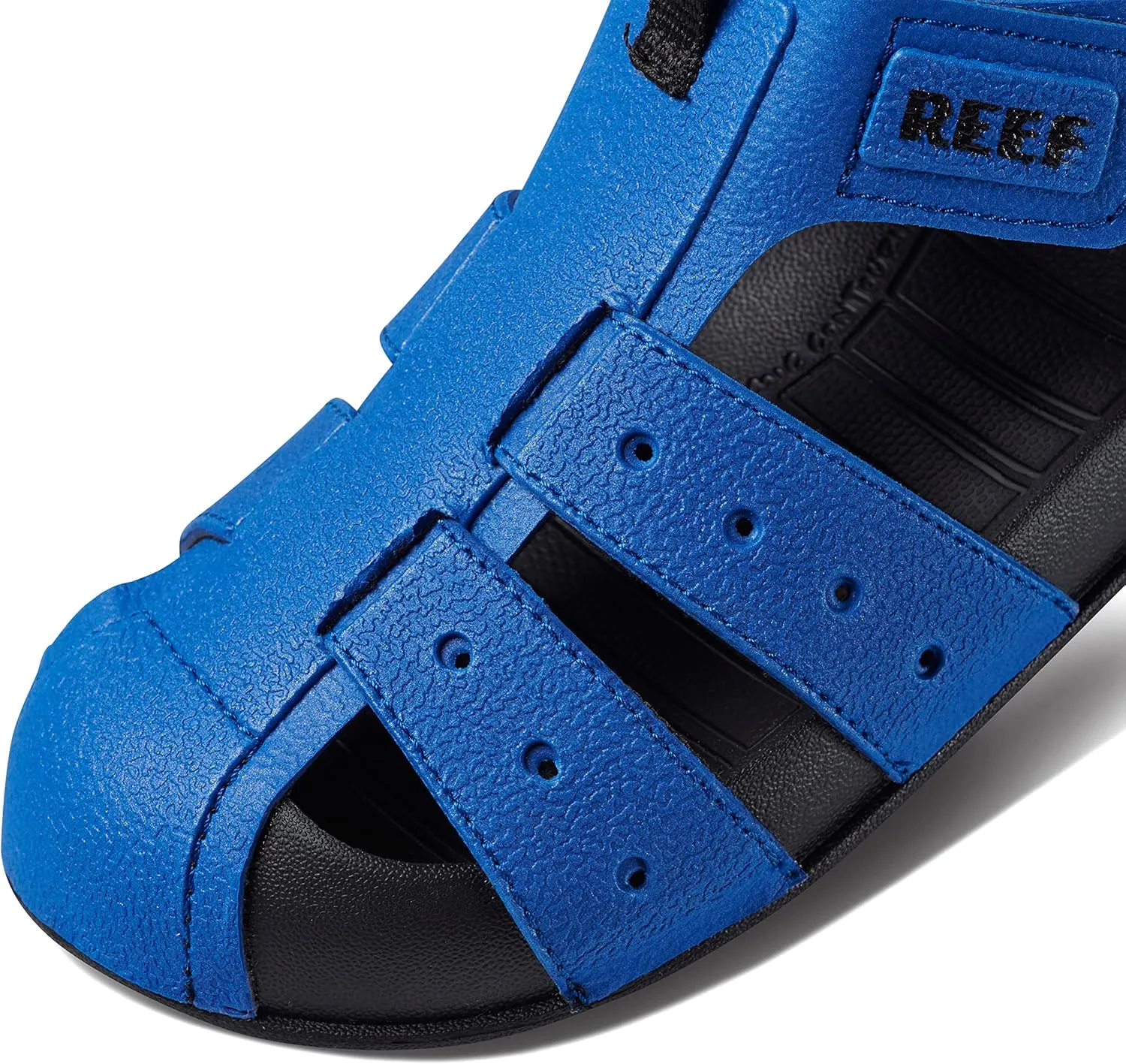 REEF Kids' Water Beachy Fisherman Sandal, Water Friendly, Adjustable Velcro Strap, Closed Toe