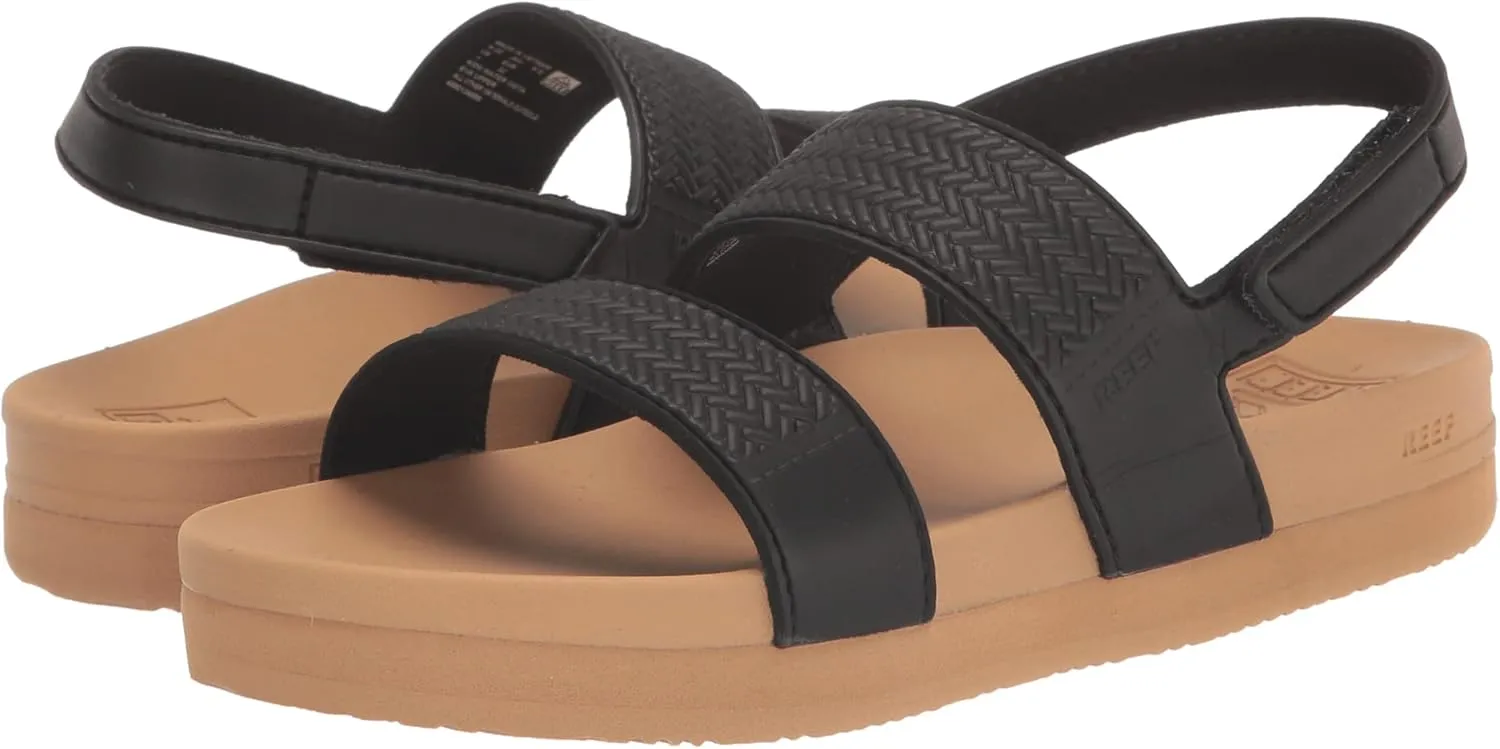 REEF Kids' Water Vista Platform Sandal, Water Friendly, Adjustable Velcro Strap