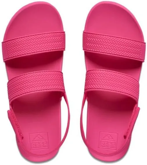REEF Kids' Water Vista Platform Sandal, Water Friendly, Adjustable Velcro Strap