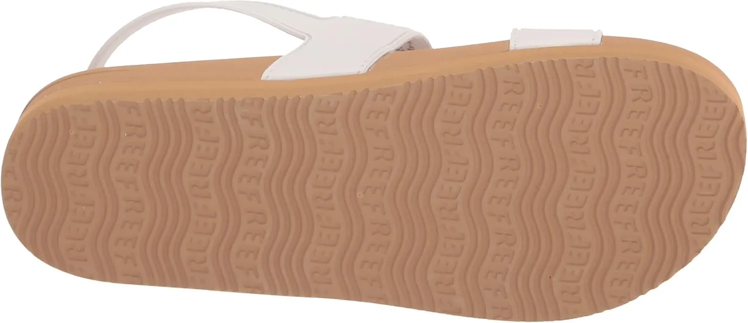 REEF Kids' Water Vista Platform Sandal, Water Friendly, Adjustable Velcro Strap