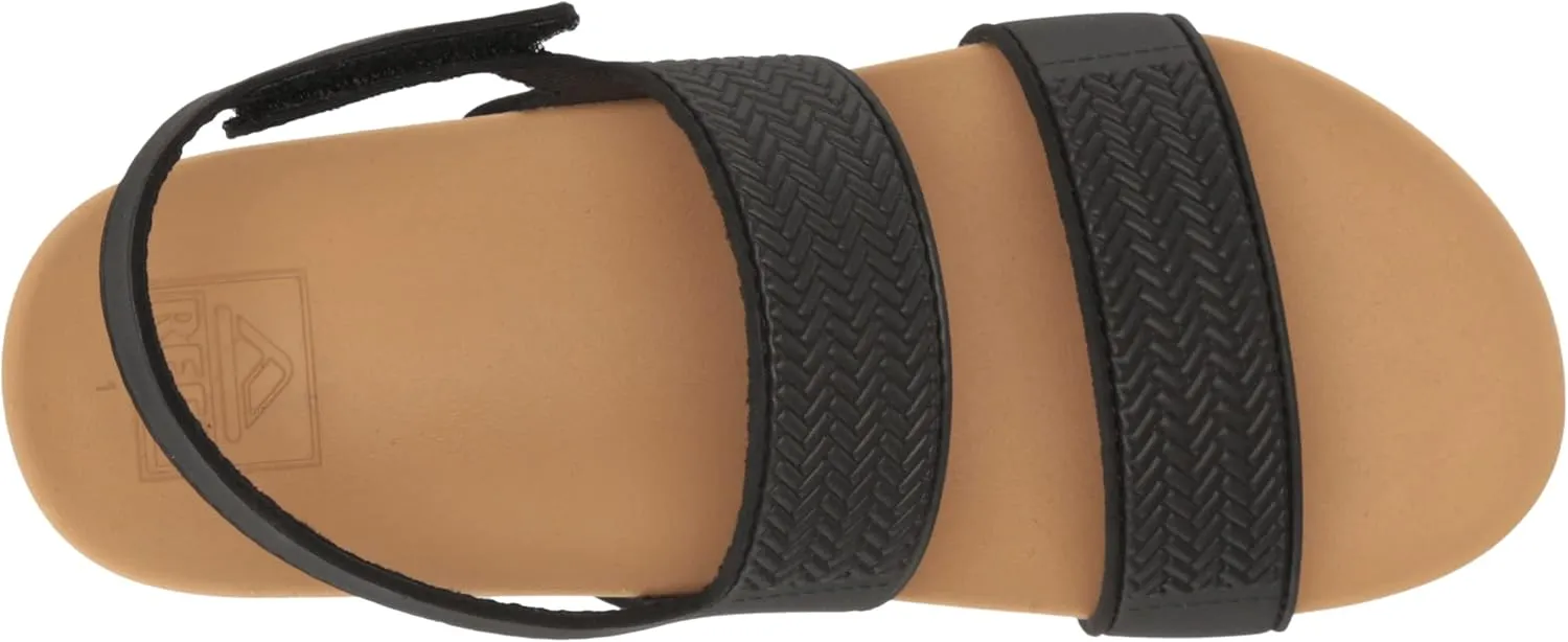 REEF Kids' Water Vista Platform Sandal, Water Friendly, Adjustable Velcro Strap
