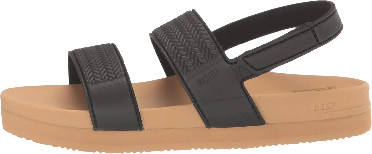 REEF Kids' Water Vista Platform Sandal, Water Friendly, Adjustable Velcro Strap