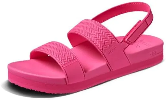 REEF Kids' Water Vista Platform Sandal, Water Friendly, Adjustable Velcro Strap