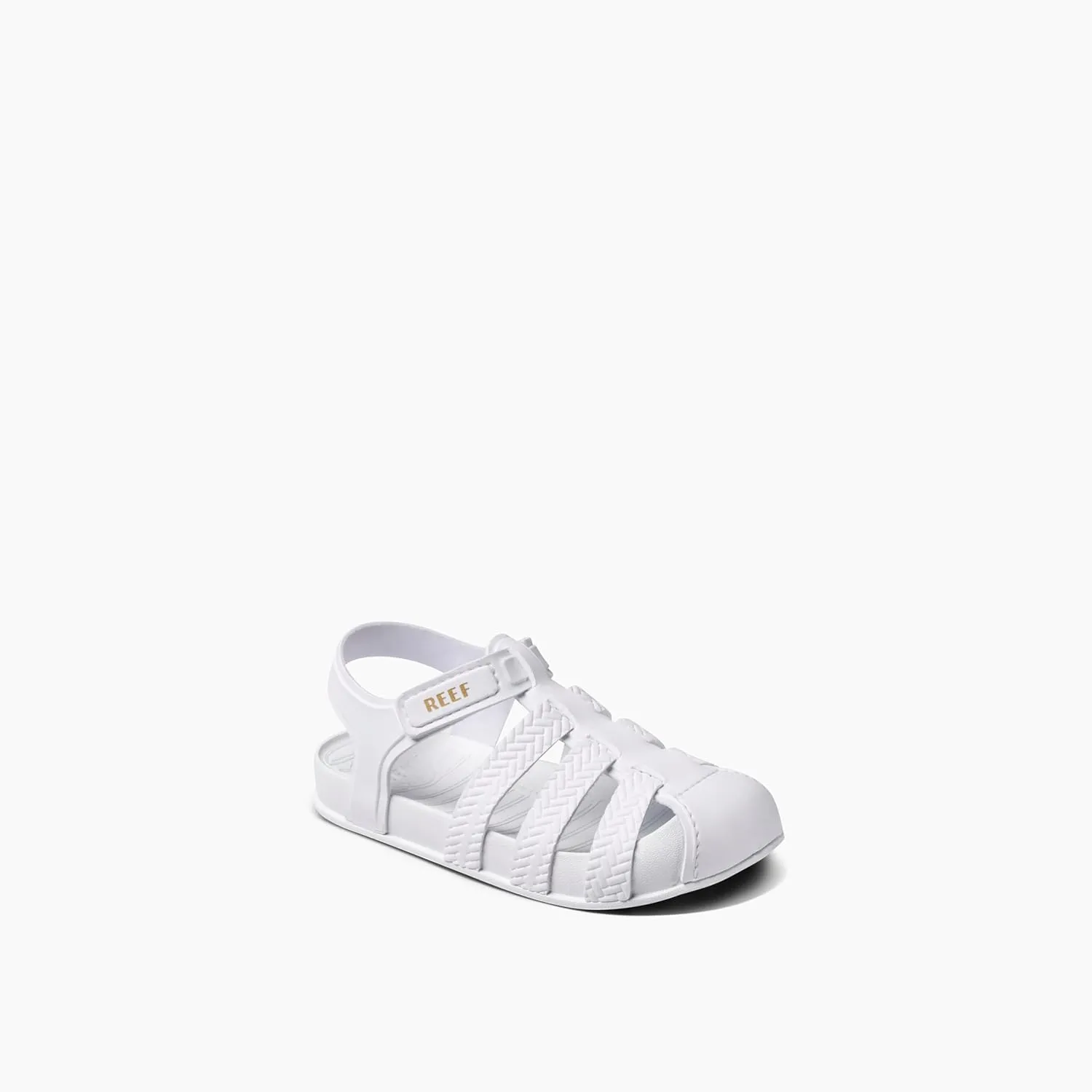REEF Toddler/Little Kid Water Beachy Fisherman Sandal, Water Friendly, Adjustable Velcro Strap, Closed Toe