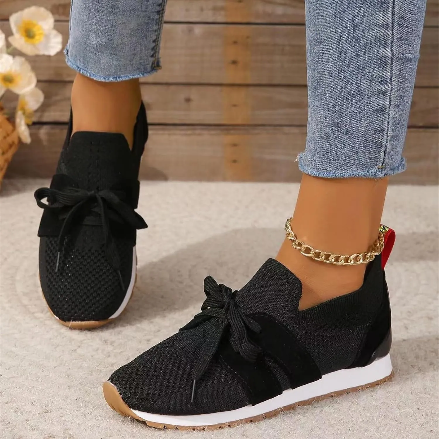 Running Shoes For Women Arch Support Lightweight Tennis Shoes Non Slip Gym Workout Breathable Walking Sneakers