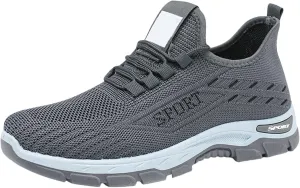 Running Shoes for Women Men Slip On Mesh Lightweight Breathable Trainers Casual Shoes Gym Tennis Athletic Mesh Sneakers Comfortable Soft Sole Workout Shoe Non Slip Sneaker