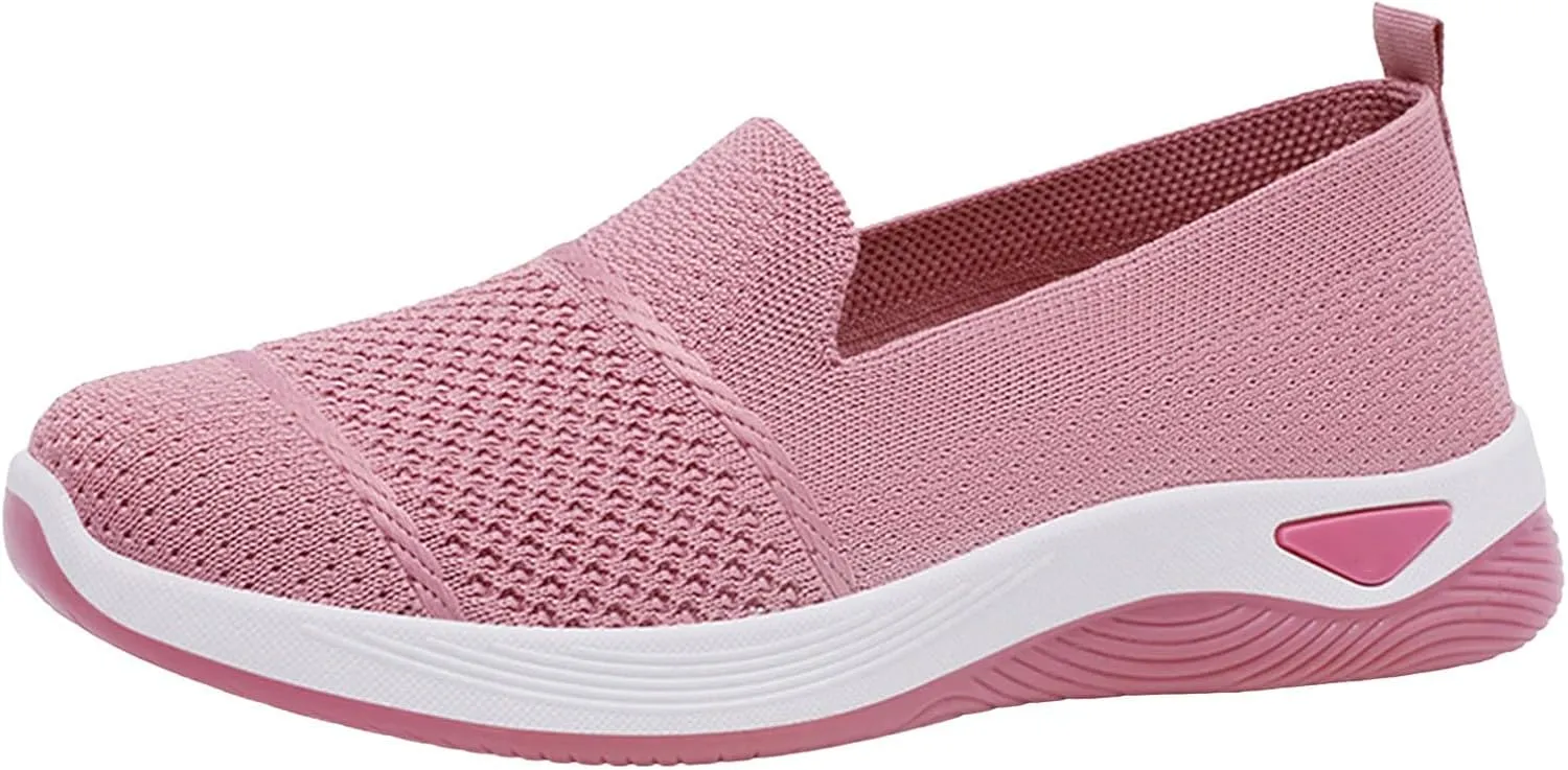 Running Shoes for Women Slip On Versatile Casual Sneakers Comfort Lightweight Sock Shoes Breathable Mesh Shoes