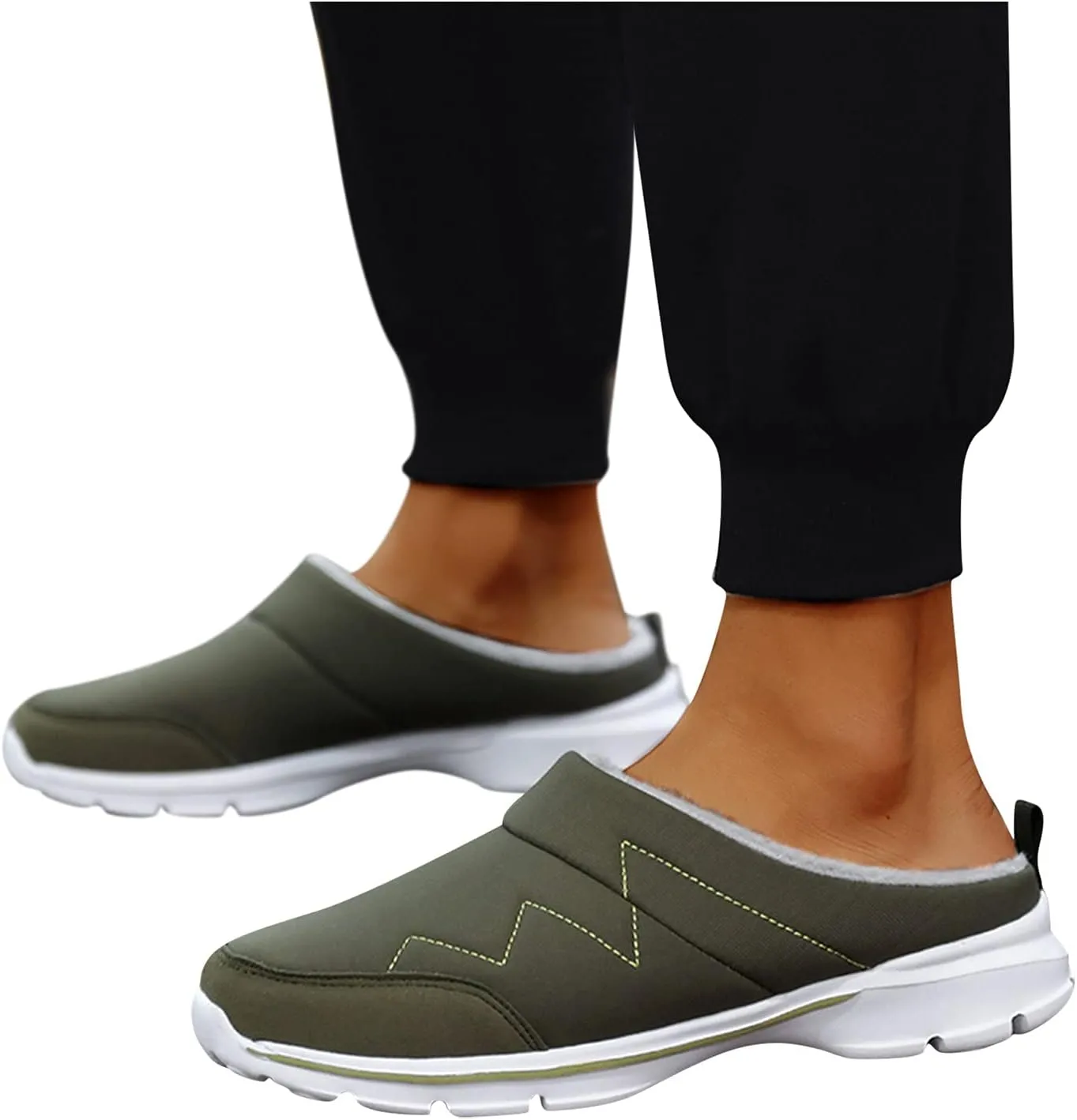 Running Shoes Womens Lightweight White Platform Sneakers Womens Walking Shoes Comfortable & Lightweight Loafers for Men Womens Slip On Sneakers with Arch Support