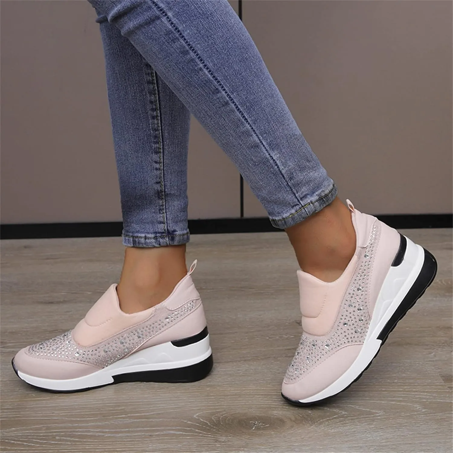 Running Shoes Womens Lightweight Womens Slip On Sneakers Wide Width Dress Shoes for Women Women's Wide Loafers Men's Loafers & Slip-Ons Women's Sneakers with Arch Support