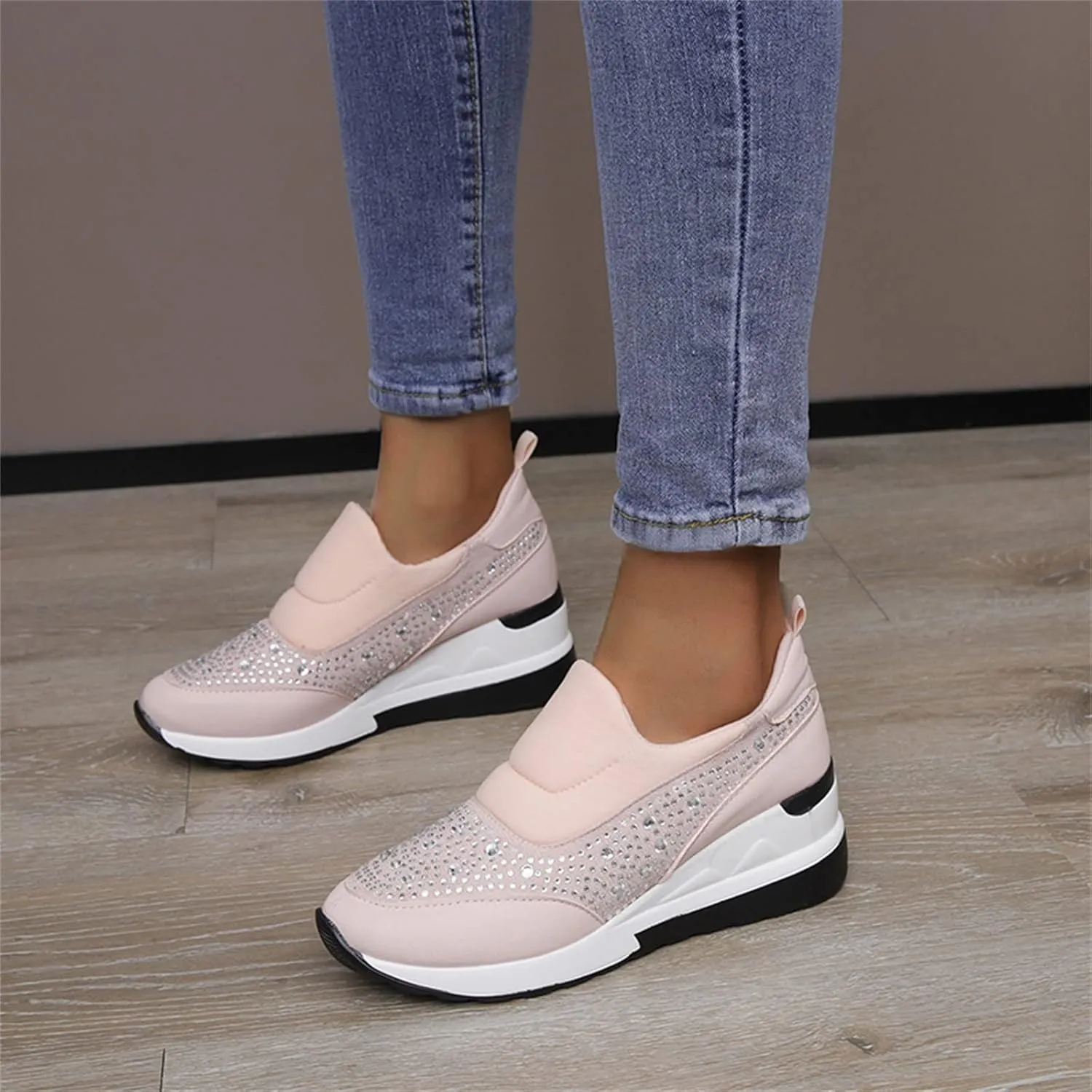 Running Shoes Womens Lightweight Womens Slip On Sneakers Wide Width Dress Shoes for Women Women's Wide Loafers Men's Loafers & Slip-Ons Women's Sneakers with Arch Support