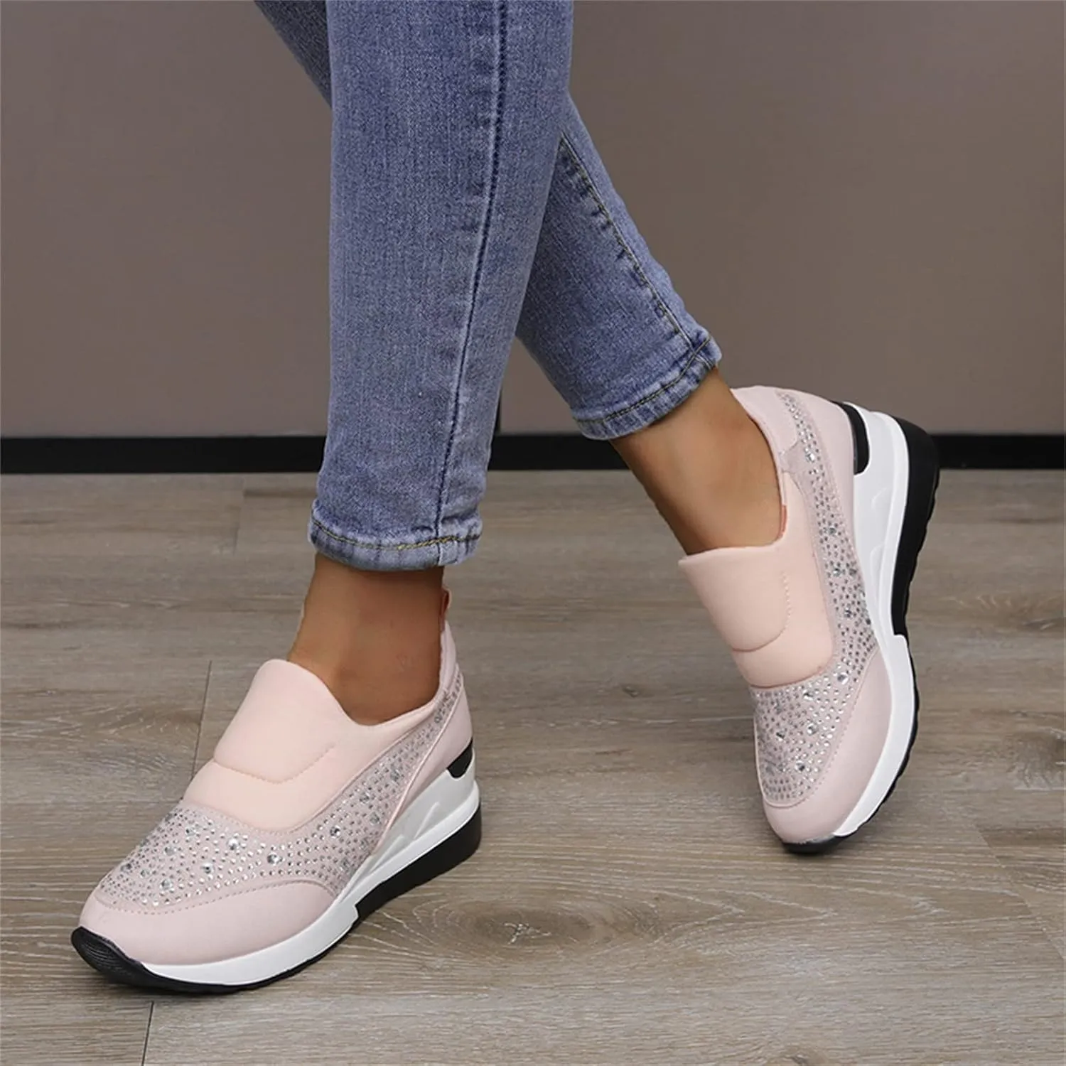 Running Shoes Womens Lightweight Womens Slip On Sneakers Wide Width Dress Shoes for Women Women's Wide Loafers Men's Loafers & Slip-Ons Women's Sneakers with Arch Support