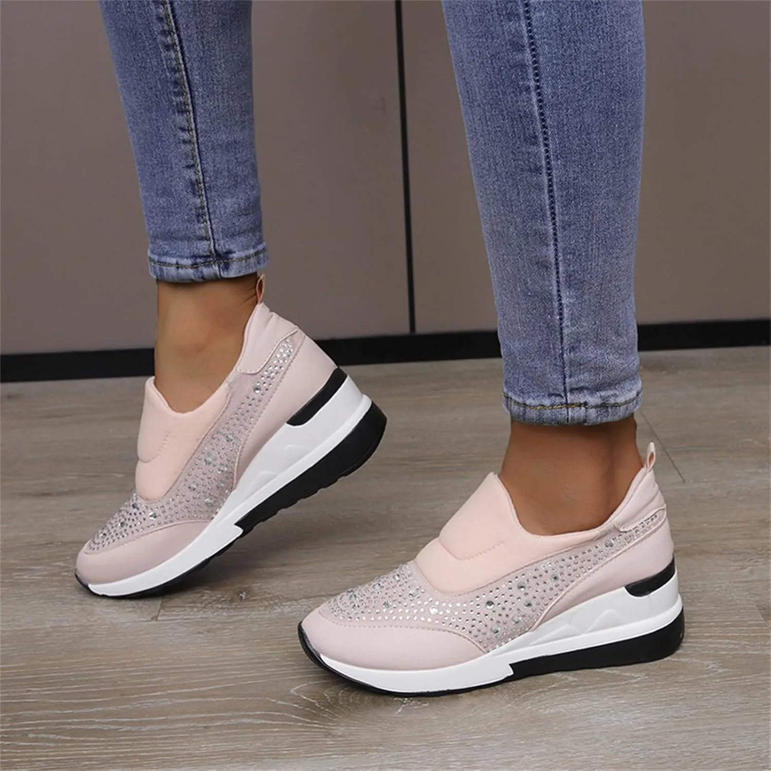 Running Shoes Womens Lightweight Womens Slip On Sneakers Wide Width Dress Shoes for Women Women's Wide Loafers Men's Loafers & Slip-Ons Women's Sneakers with Arch Support