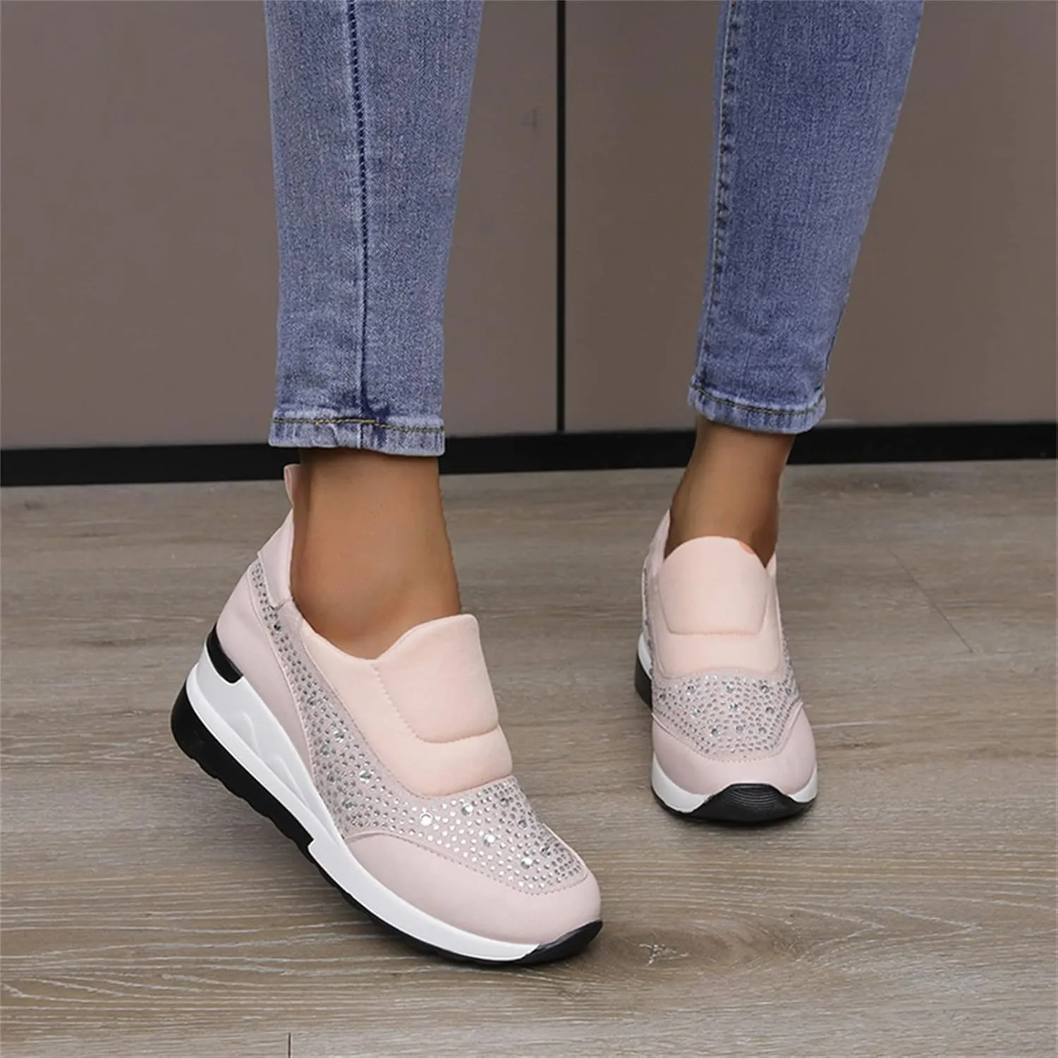 Running Shoes Womens Lightweight Womens Slip On Sneakers Wide Width Dress Shoes for Women Women's Wide Loafers Men's Loafers & Slip-Ons Women's Sneakers with Arch Support