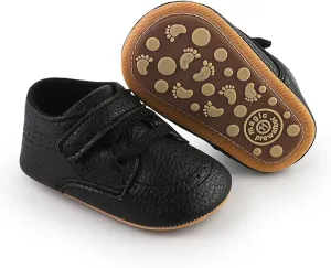 RVROVIC Baby Boys Girls Anti-Slip Sneakers Soft Ankle Boots Toddler First Walkers Newborn Crib Shoes