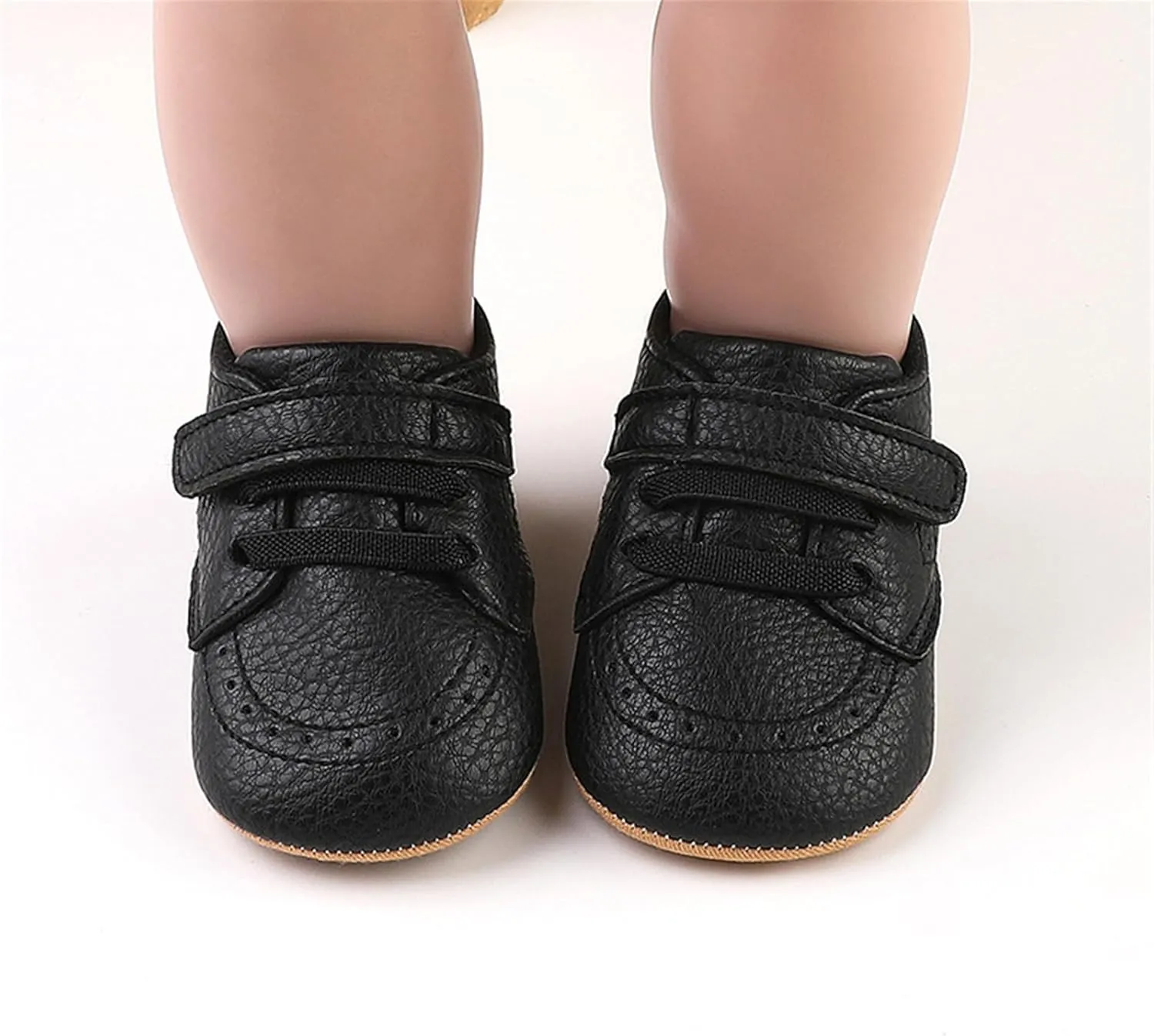 RVROVIC Baby Boys Girls Anti-Slip Sneakers Soft Ankle Boots Toddler First Walkers Newborn Crib Shoes