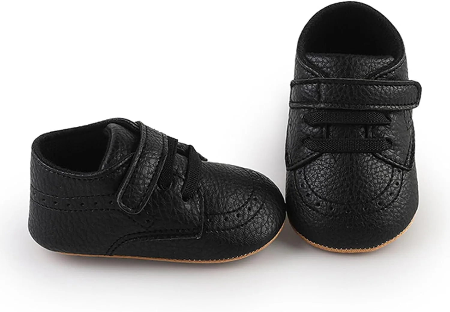 RVROVIC Baby Boys Girls Anti-Slip Sneakers Soft Ankle Boots Toddler First Walkers Newborn Crib Shoes