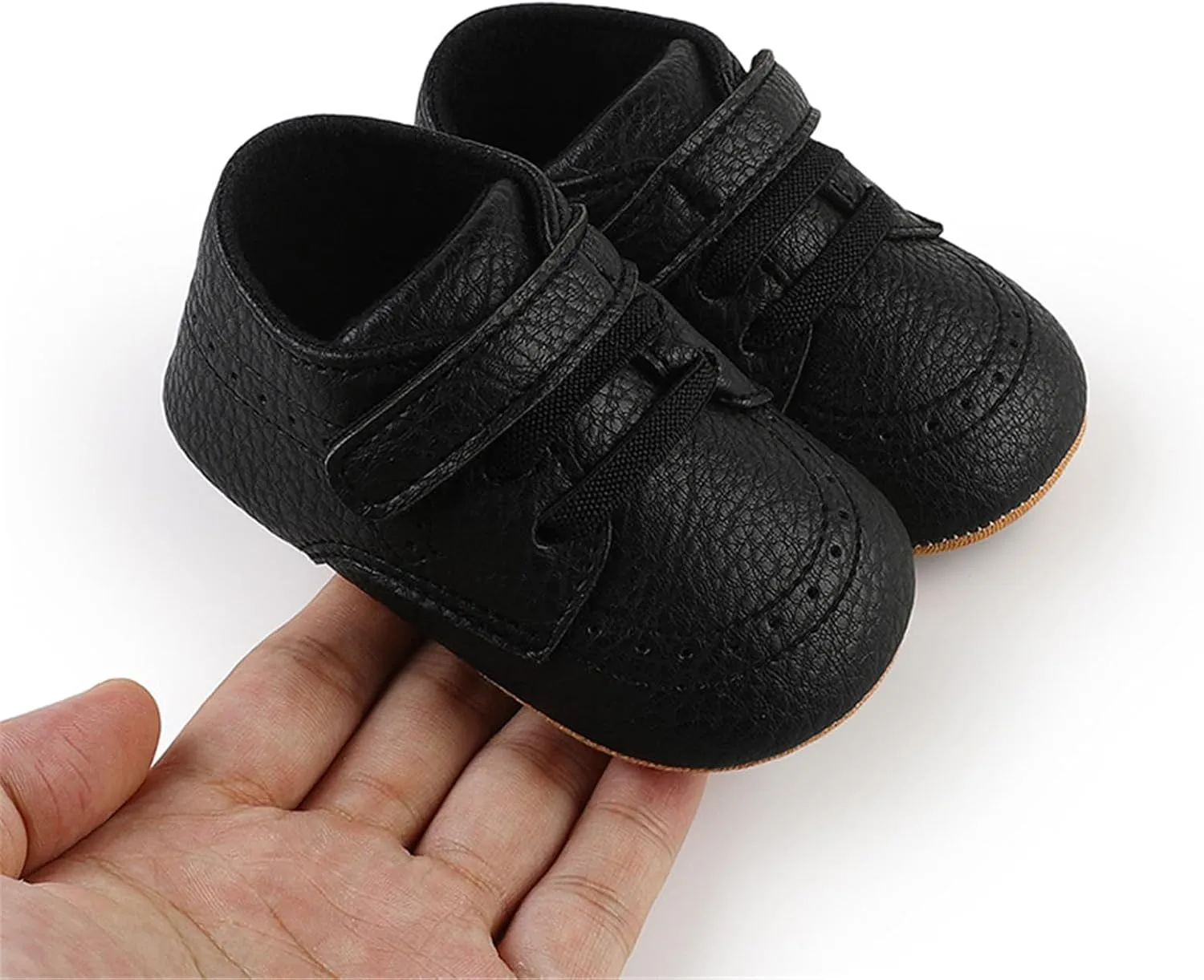RVROVIC Baby Boys Girls Anti-Slip Sneakers Soft Ankle Boots Toddler First Walkers Newborn Crib Shoes