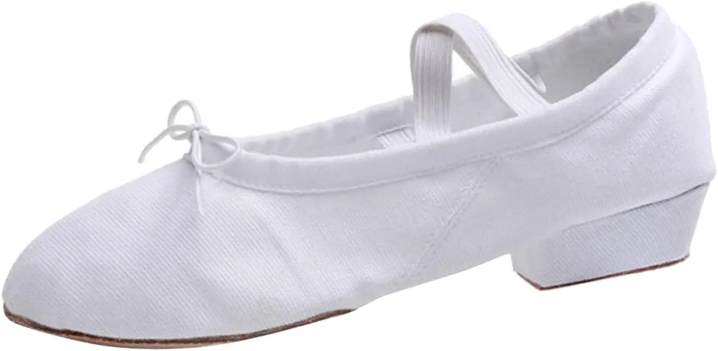 Sandals Women Comfortable Walking Women's Canvas Dance Shoes Soft Soled Training Shoes Ballet Shoes Business Heels Women