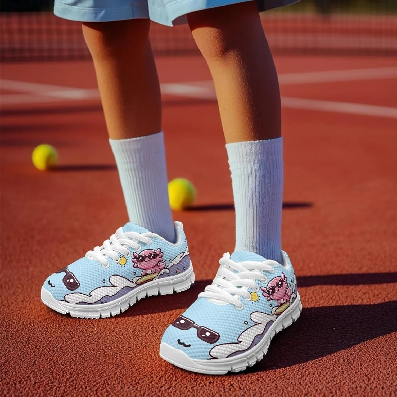 Shoes for Kids Boys Girls Tennis Shoes Mesh Running Shoes Lightweight Athletic Shoes