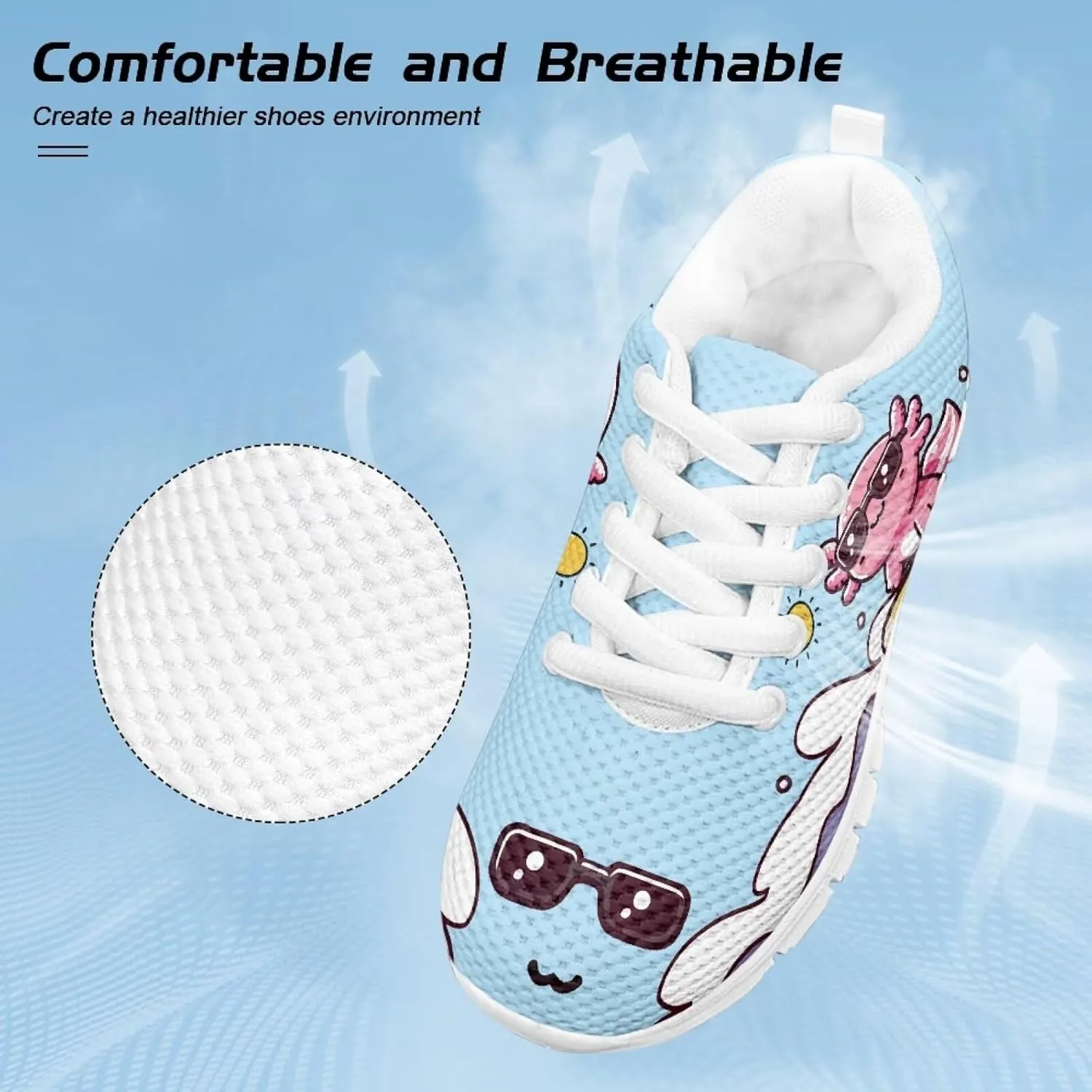 Shoes for Kids Boys Girls Tennis Shoes Mesh Running Shoes Lightweight Athletic Shoes