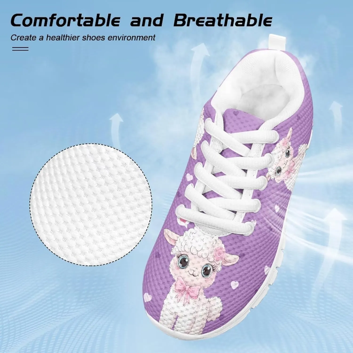 Shoes for Kids Boys Girls Tennis Shoes Mesh Running Shoes Lightweight Athletic Shoes