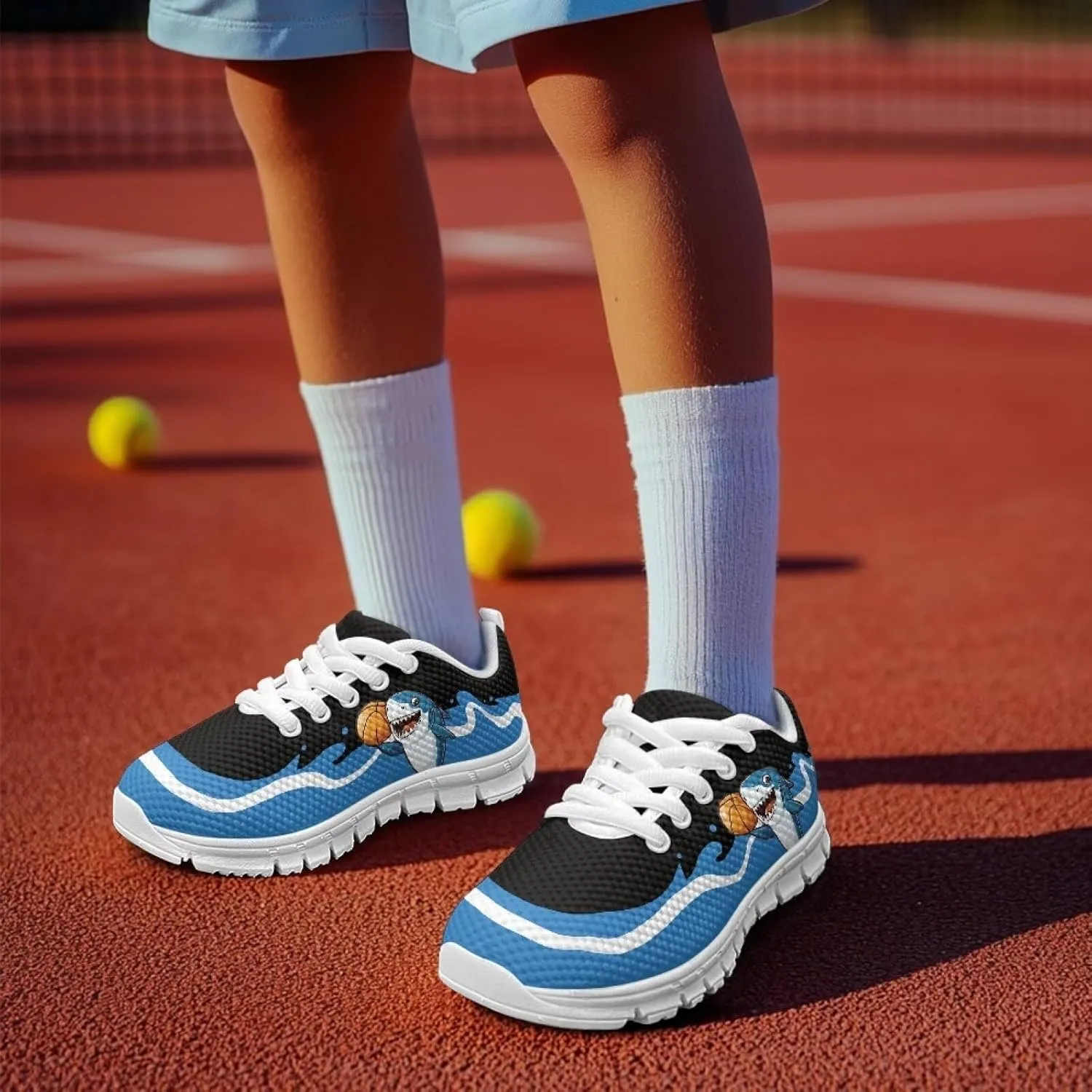 Shoes for Kids Boys Girls Tennis Shoes Mesh Running Shoes Lightweight Athletic Shoes