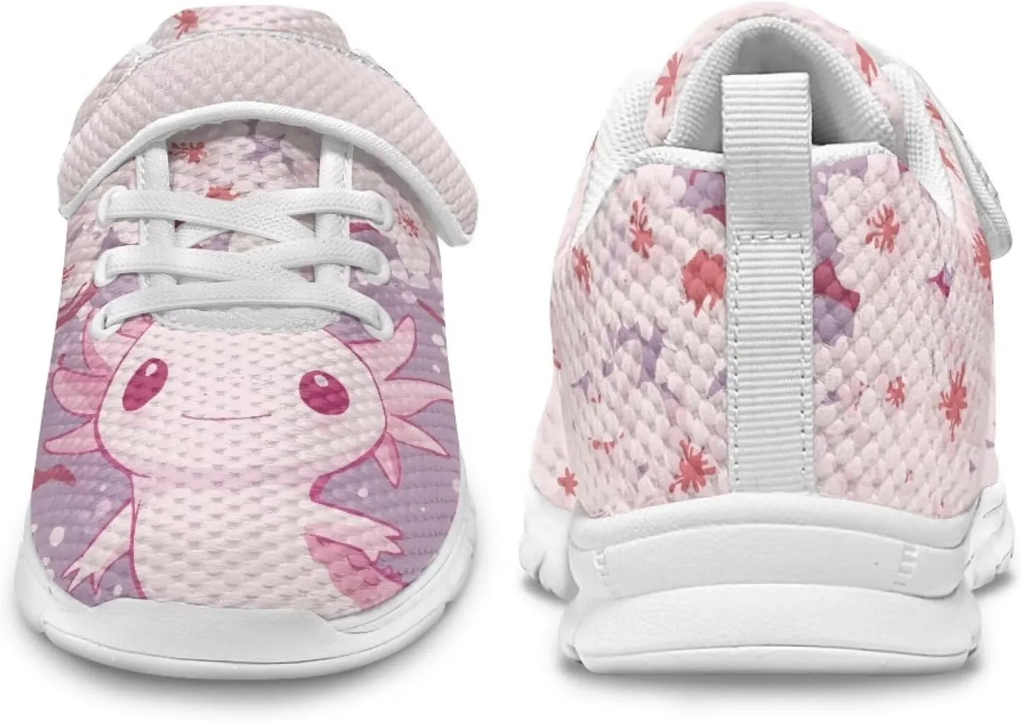 Showudesigns Athletic Tennis Shoes for Girls Kids Active Sip On Sneakers Running Gym Shoes